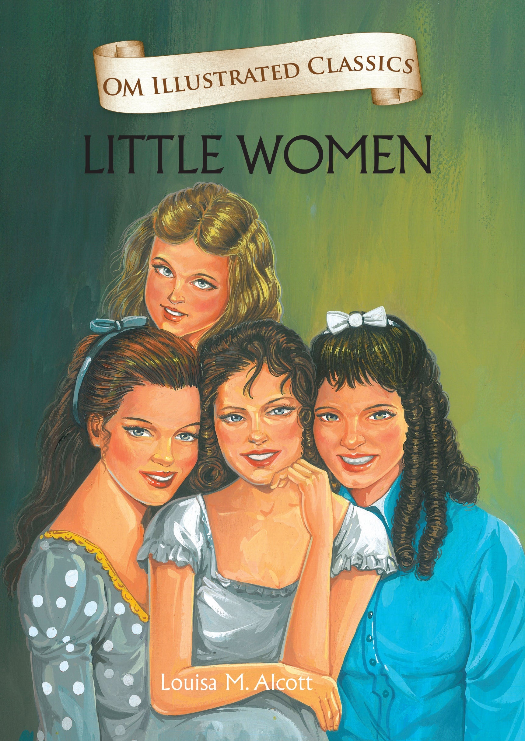 Om Books International Children Classics - Little Women - Illustrated Abridged Classics with Practice Questions (Om Illustrated Classics for Kids) - 9789382607151