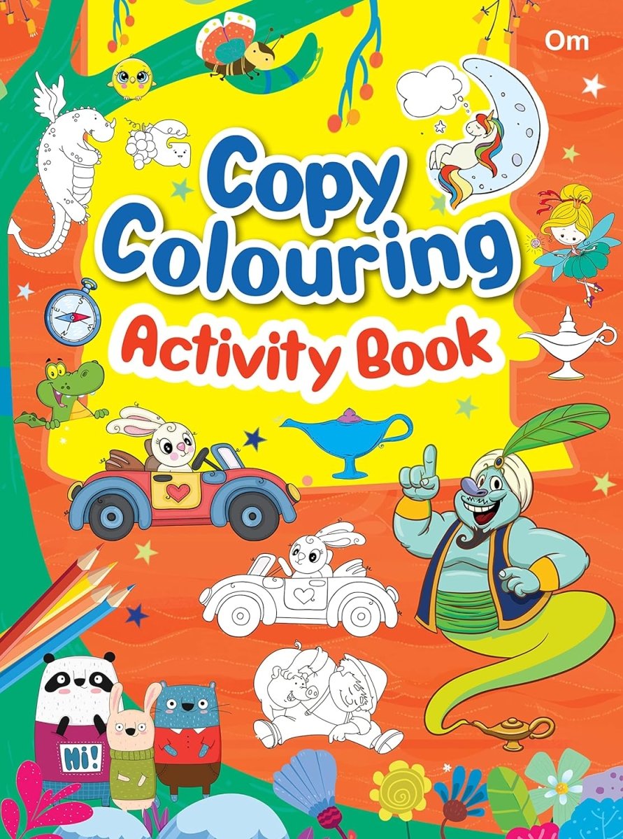 Om Books International Copy Colouring Activity Book Binder 2 - 9789353768065