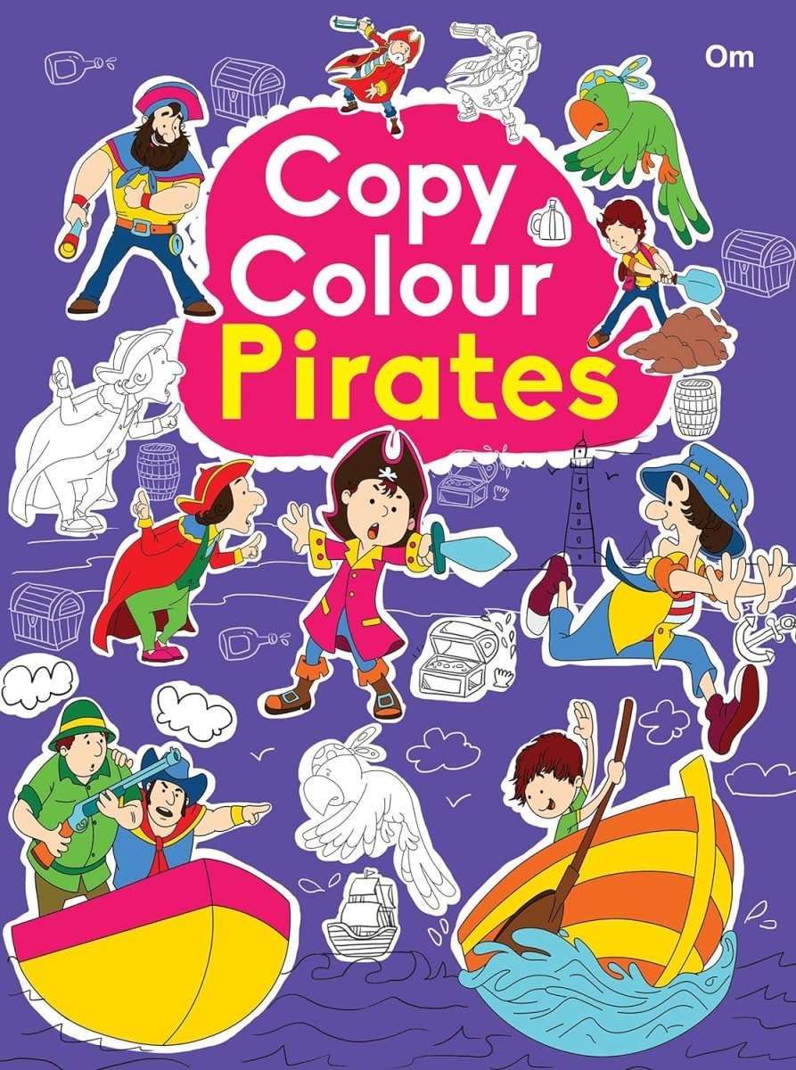 Om Books International Copy Colouring Pack 1 Collection of 10 Colouring Books - 9789352769995