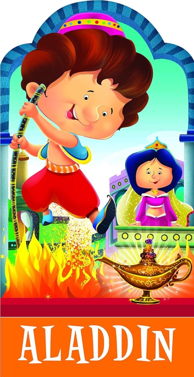 Om Books International Cutout Books: Aladdin (Fairy Tales) - 9789385031373