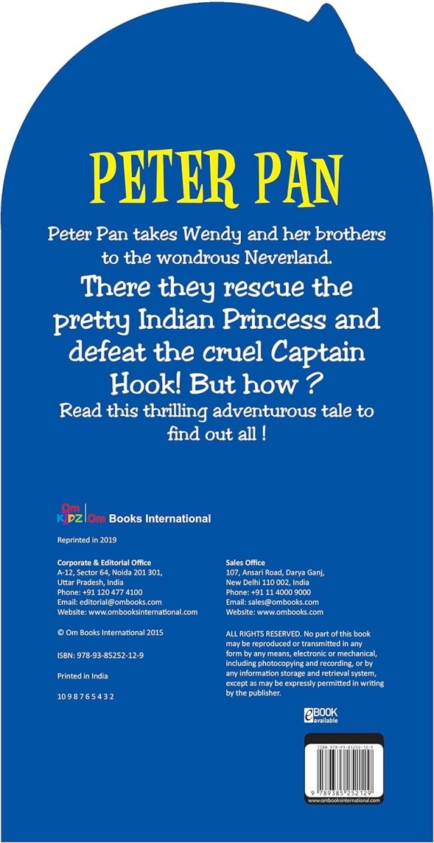 Om Books International Cutout Books: Peter Pan (Fairy Tales) - 9789385252129