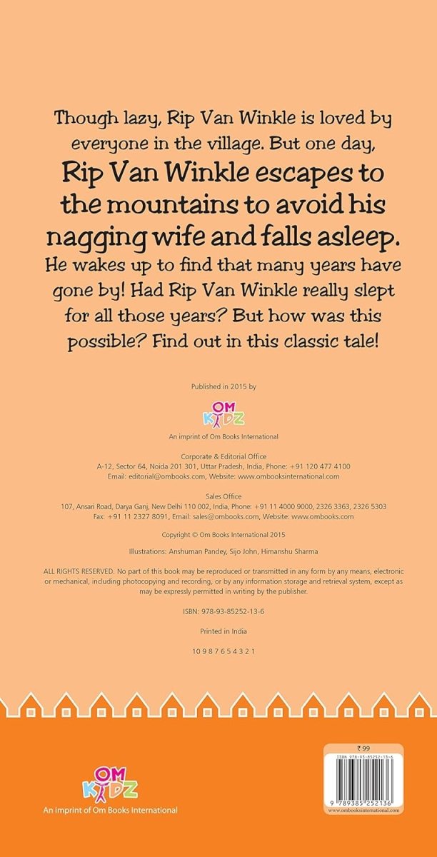 Om Books International Cutout Books: Rip Van Winkle (Fairy Tales) - 9789385252136