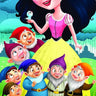 Om Books International Cutout Books: Snow White and the Seven Dwarfs (Fairy Tales) -
