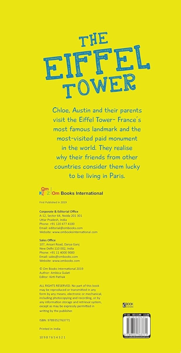 Om Books International Cutout Books: The Eiffel Tower (Monuments of the world) - 9789352763771