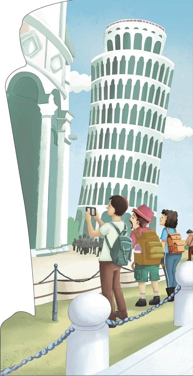 Om Books International Cutout Books: The Leaning Tower of Pisa (Monuments of the world) - 9789352763818