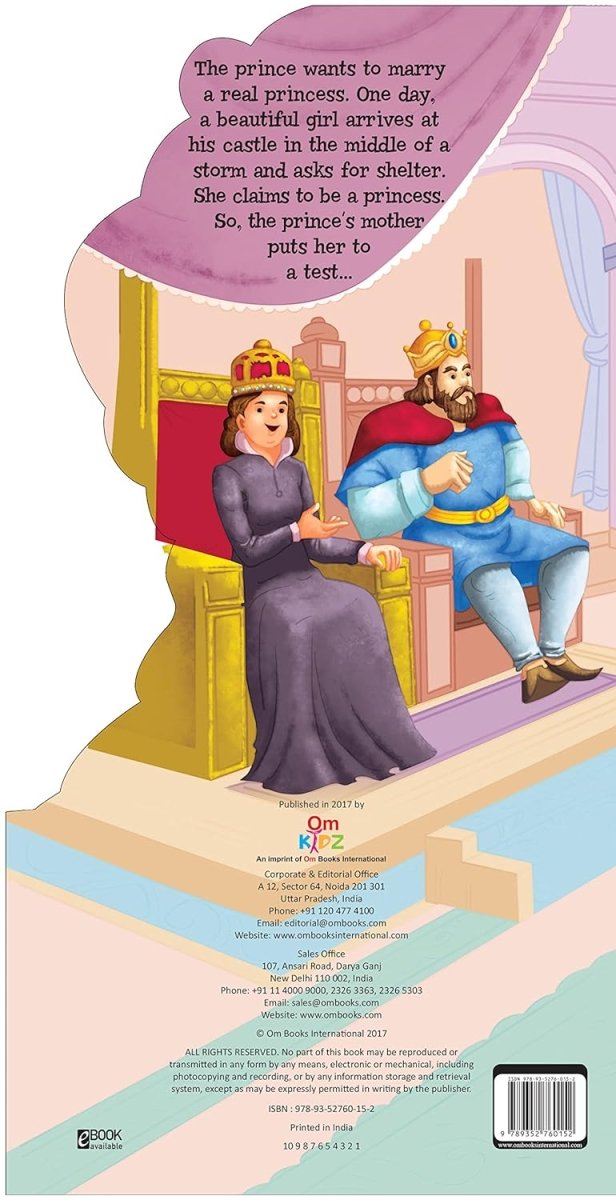Om Books International Cutout Books: The Princess and the Pea (Fairy Tales) - 9789352760152