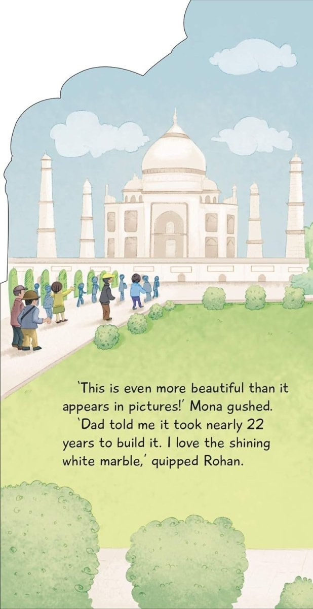 Om Books International Cutout Books: The Taj Mahal (Monuments of the world) - 9789352763801