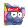Om Books International Elephant ( Animals and Birds )- Cutout Board Books - 9789383202423