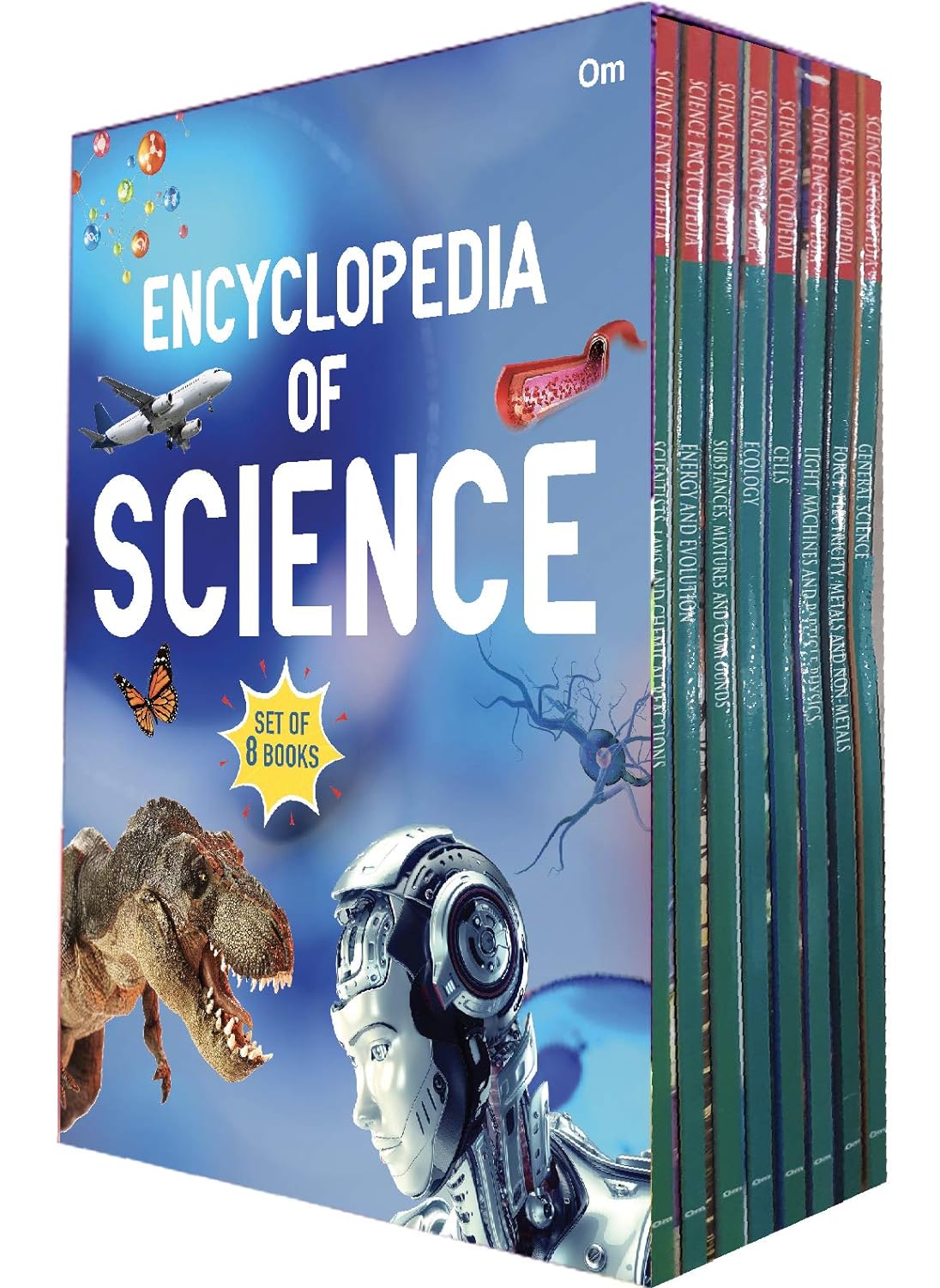 Om Books International Encyclopedia of Science ( Set of 8 Books) (Encyclopedias) - 9789353762865