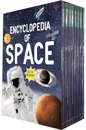 Om Books International Encyclopedia of Space ( Set of 8 Books) (Encyclopedias) - 9789353762834