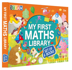 Om Books International Encyclopedia - Steam : My First Maths Library (Set of 6 Books) - 9789353761219