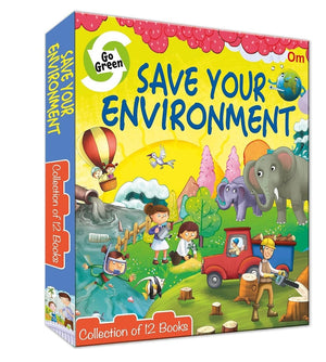 Om Books International Environment Encyclopedia: Go Green (Set of 12 Books) - 9789353764838