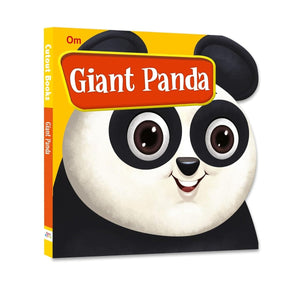 Om Books International Giant Panda ( Animals and Birds )- Cutout Board Books - 9789384119065