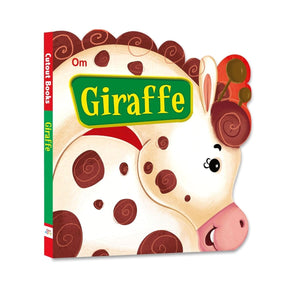 Om Books International Giraffe ( Animals and Birds )- Cutout Board Books - 9789352760664