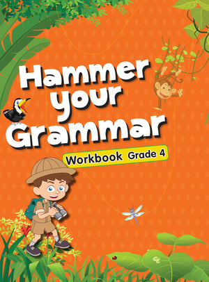 Om Books International Grammer : Hammer Your Grammer Activity Workbook Grade - 4 - 9789383202867