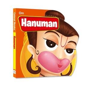 Om Books International Hanuman (Gods and Goddesses)- Cutout Board Books - 9789383202393