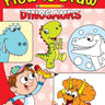 Om Books International How to Draw Dinosaurs : Step by step Drawing Book - 9789385609527