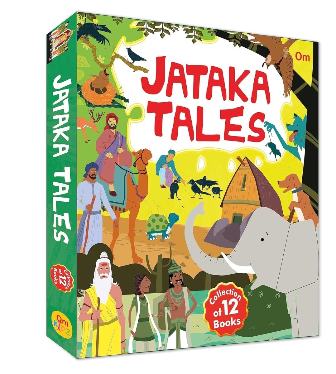 Om Books International Jataka Tales- Collection of 12 Books - 9789353767488