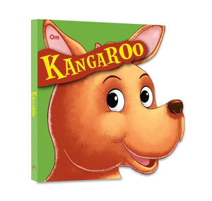 Om Books International Kangaroo ( Animals and Birds )- Cutout Board Books - 9789352760084