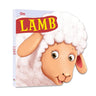 Om Books International Lamb ( Animals and Birds )- Cutout Board Books - 9789386316066