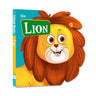 Om Books International Lion ( Animals and Birds )- Cutout Board Books - 9789384119041