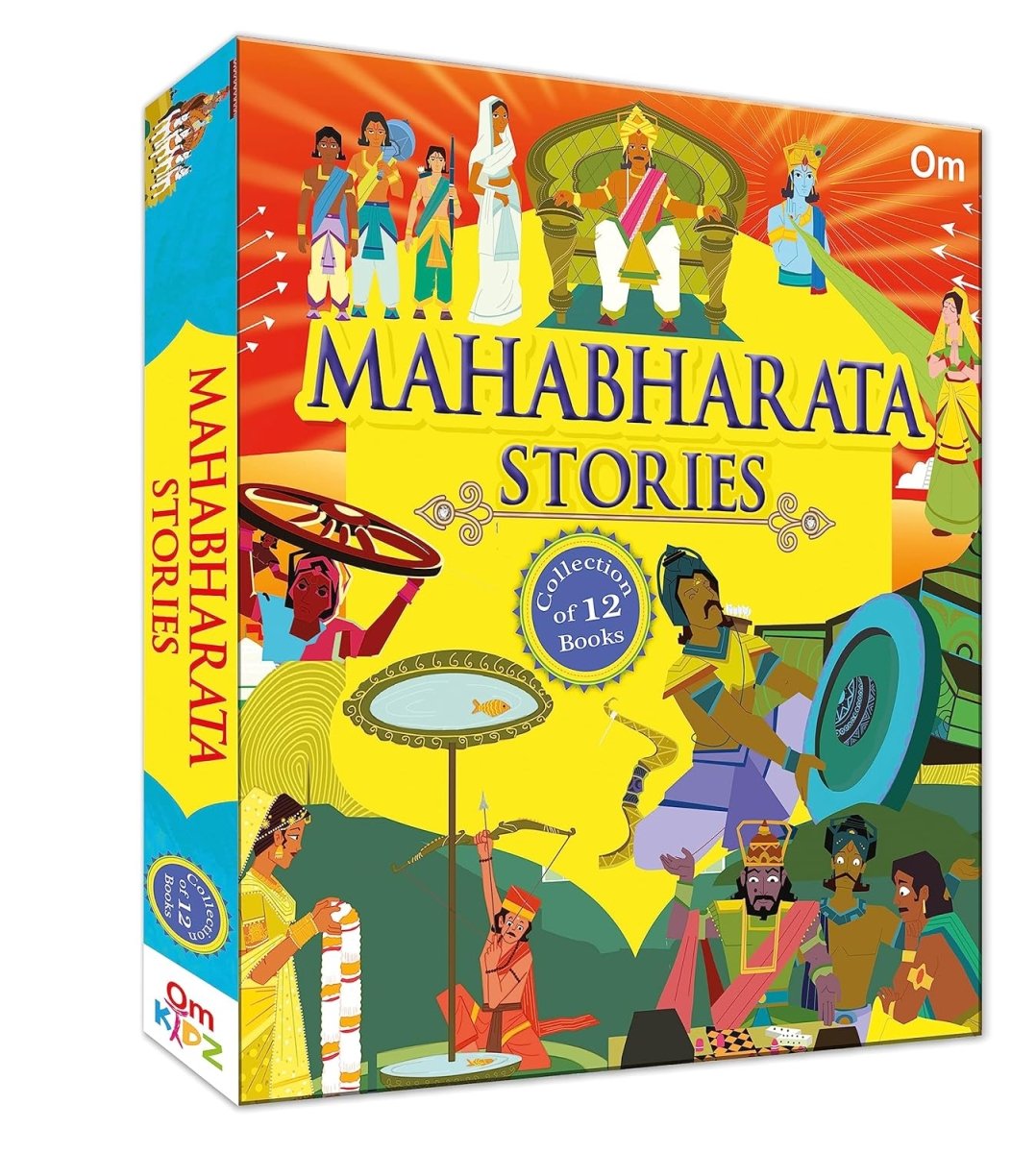 ‎ Om Books International Mahabharata Stories: Collection of 12 books - 9789353768751