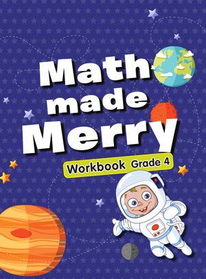 Om Books International Math Made Merry Activity Workbook Grade - 4 - 9789383202898