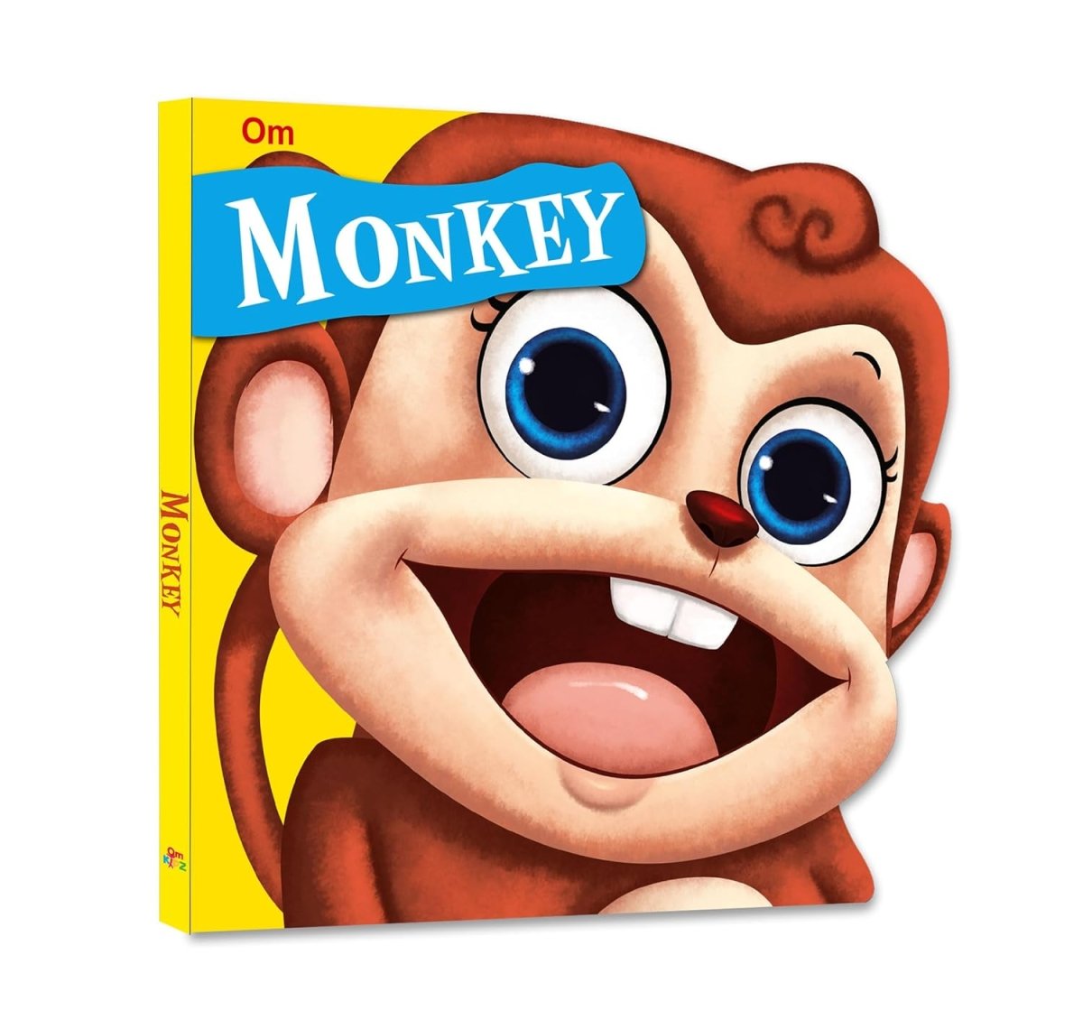 Om Books International Monkey ( Animals and Birds )- Cutout Board Books - 9789385252006