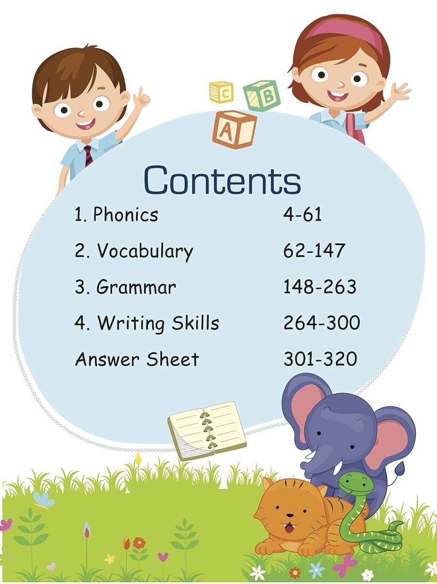 Om Books International My Activity Book of English- Spelling, Reading, Writing, Grammer - 9789352766376