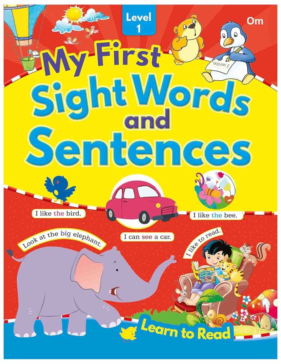 Om Books International My First Sight Words and Sentences Level- 1 - 9789353761202