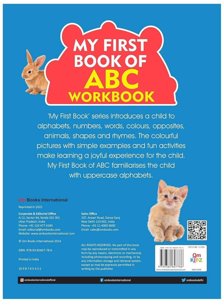 Om Books International My First Work Book of ABC - 9789382607786