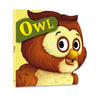 Om Books International Owl ( Animals and Birds )- Cutout Board Books - 9789352760107