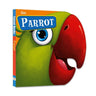 Om Books International Parrot ( Animals and Birds )- Cutout Board Books - 9789384119089