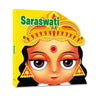 Om Books International Saraswati (Gods and Goddesses)- Cutout Board Books - 9789384119034