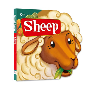 Om Books International Sheep ( Animals and Birds ) Cutout Board Books - ‎ 9789392834547