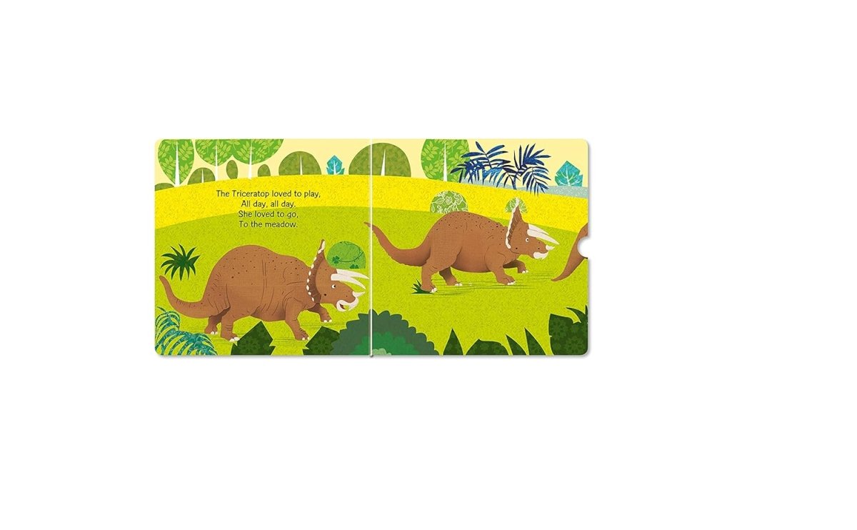 Om Books International Slide and See Board Book : Dinosaurs - 9789352768615