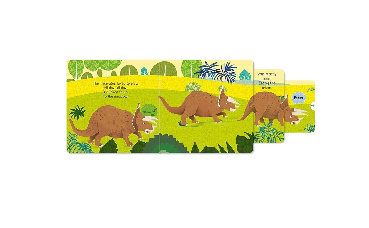 Om Books International Slide and See Board Book : Dinosaurs - 9789352768615