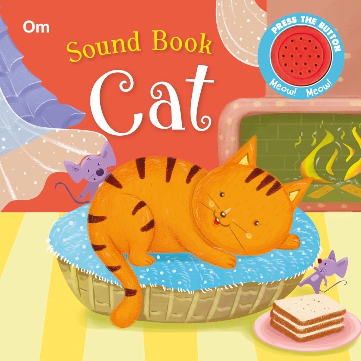 Om Books International Sound Book- Cat ( Board book ) - 9789352764877