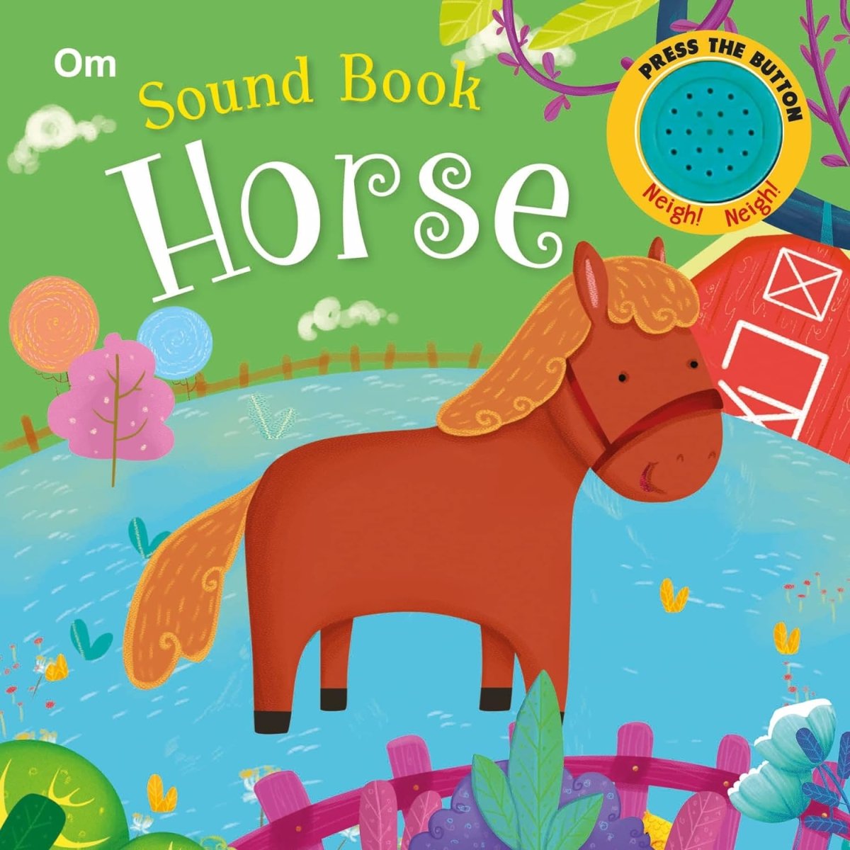 Om Books International Sound Book- Horse ( Board book ) - 9789352764907