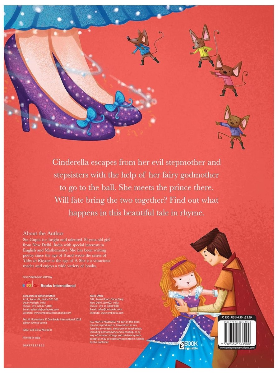 Om Books International Tales in Rhyme Cinderella - 9789352763900