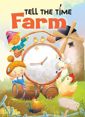 Om Books International Tell the Time- Farm Activity book - 9789386108500