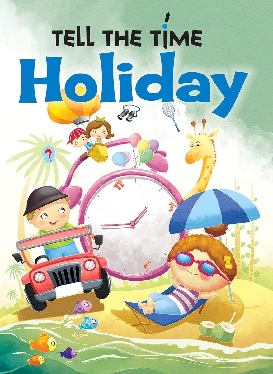 Om Books International Tell the Time- Holiday Activity book - 9789386108494