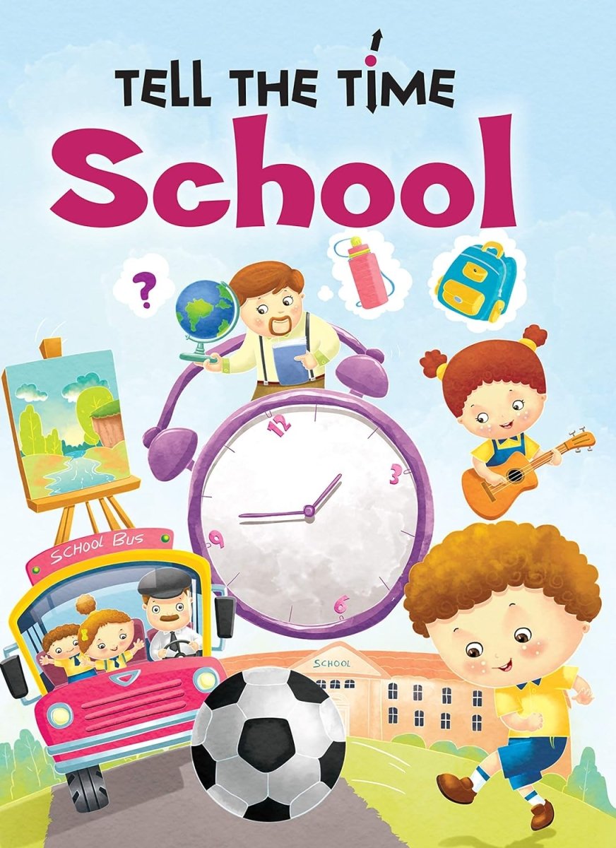 Om Books International Tell the Time- School Activity book - 9789386108487