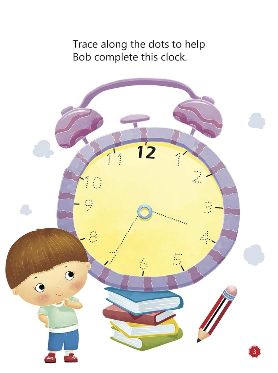 Om Books International Tell the Time- School Activity book - 9789386108487