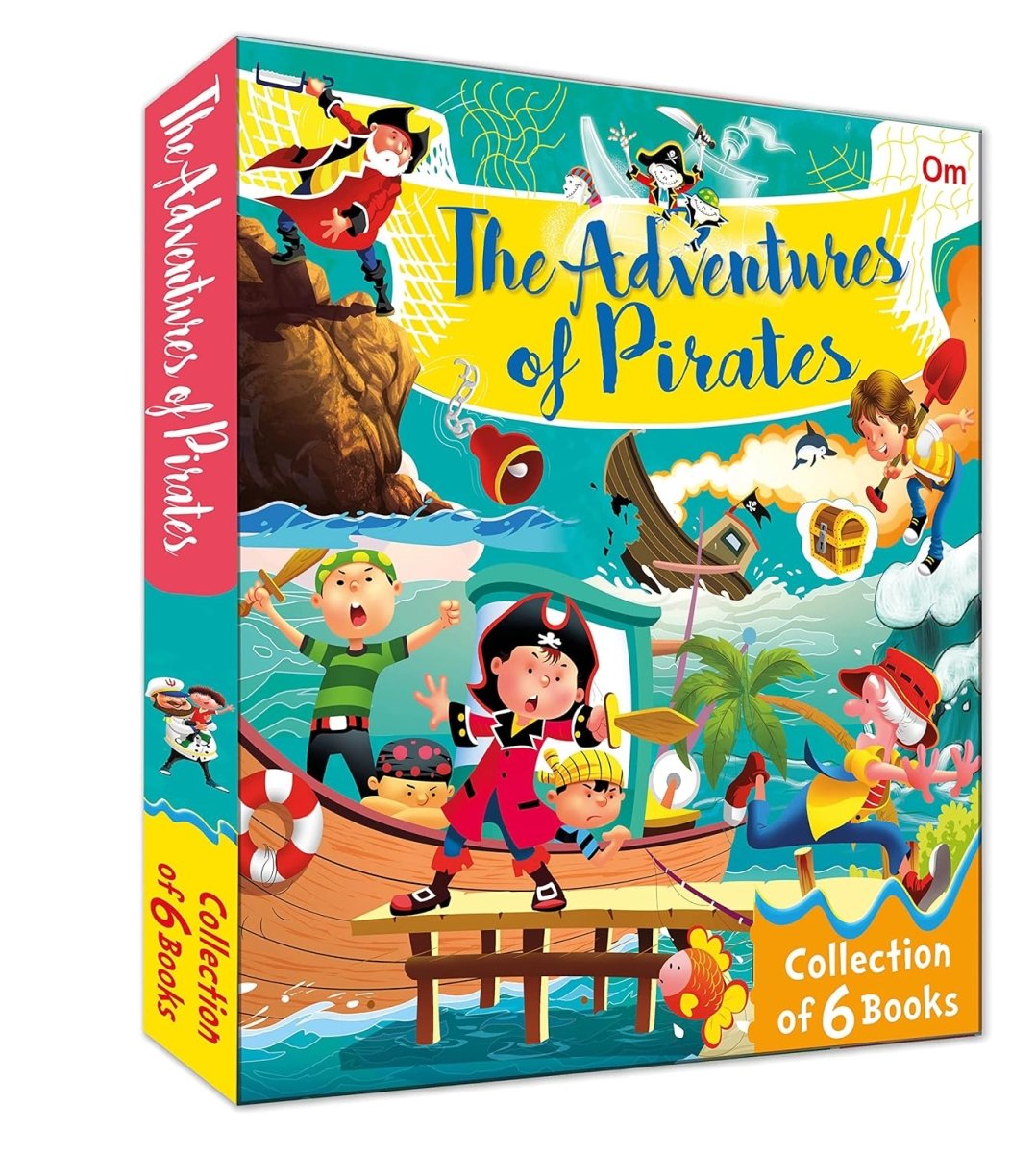 Om Books International The Adventure of Pirates Set of 6 Books - ‎9789353767587