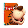 Om Books International Tiger ( Animals and Birds )- Cutout Board Books - 9789383202447