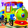 Om Books International Train ( Transport )- Cutout Board Books - ‎ 9789385031915