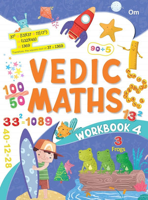 Om Books International Vedic Math Activity Workbook Level- 4 - 9789386108968