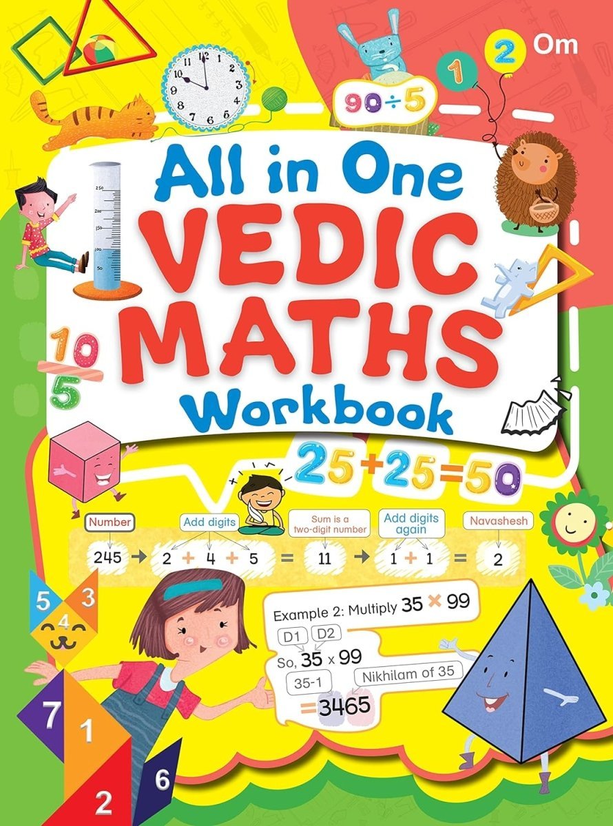 V Math Book Om Books International Vedic Math : Jumbo Vedic Math Activity Workbook ...