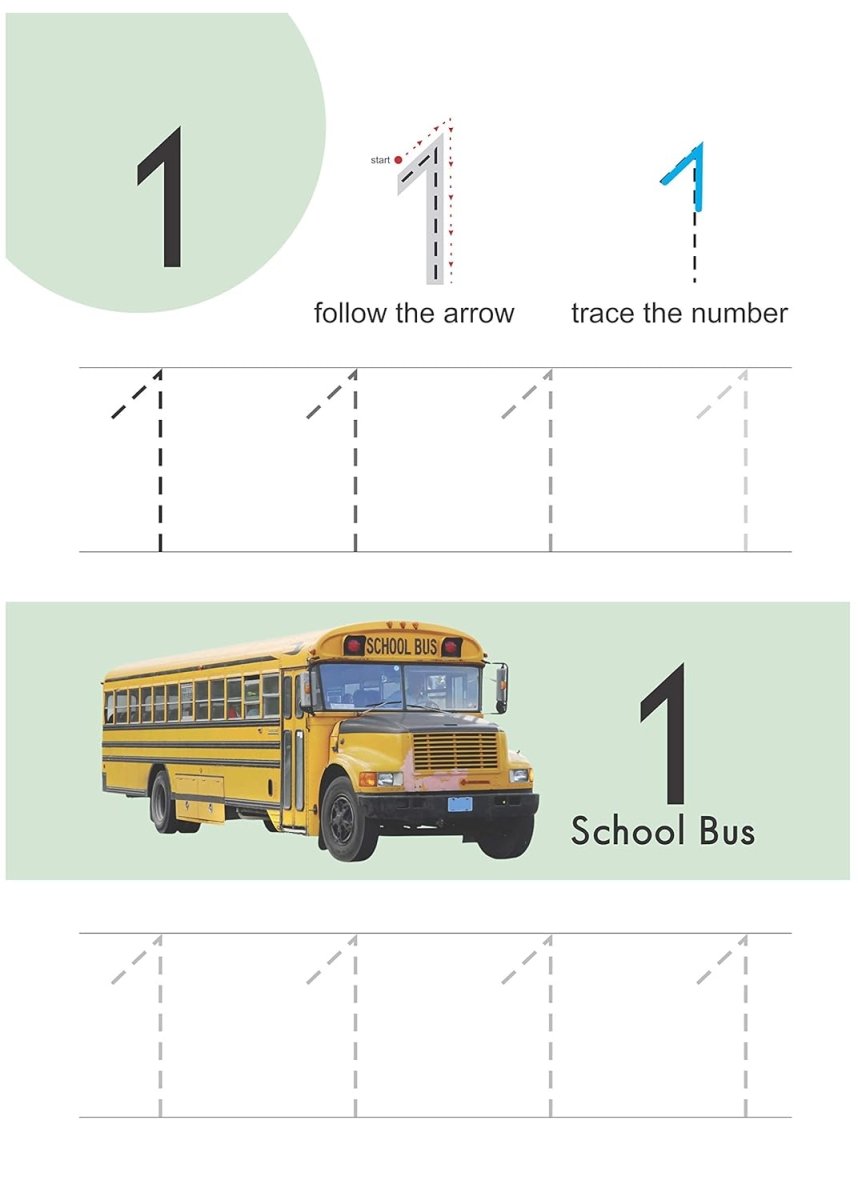 Om Books International Wipe & Clean Numbers Funbook: Write and Practice Numbers - 9789380069951